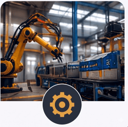 Automated coating production line